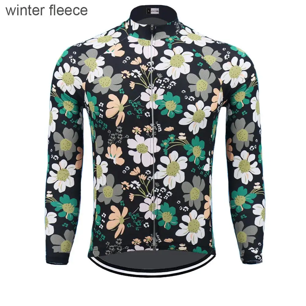 Веломайка с длинным рукавом шерстяная или без шерсти одежда для велоспорта