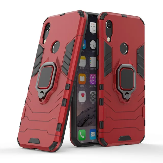 Armor Ring Magnetic Car Hold Shockproof Phone Cover