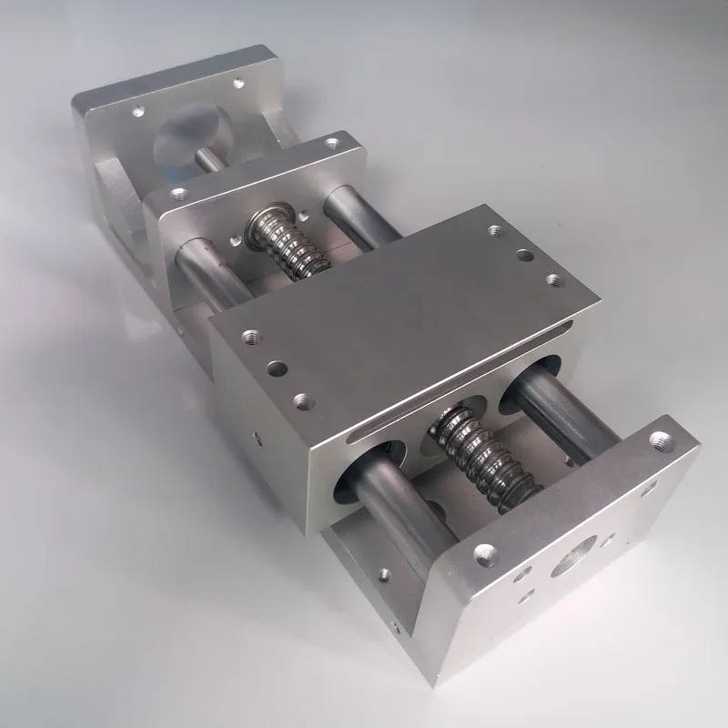 Модуль раздвижной стол 100 мм 200 мм ход CNC линейный электромотор для 3D принтера XYZ Axis крест скользящая линейная платформа SFU1605 шариковый винт C7