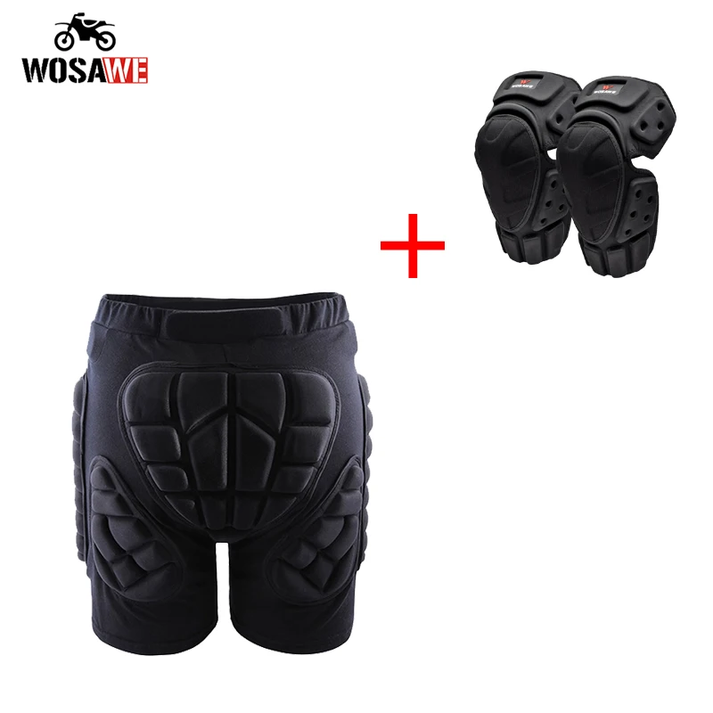 WOSAWE Motorcycle Knee Pads Motocross Knee Protection Protective pants Guard Gear Motorbike Knee Protector MTB Knee pants set