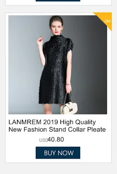 LANMREM, новинка, высокая талия, клеш, плиссированные, уличная мода, осень и зима, длинные, свободные женские брюки, брюки WJ11301L