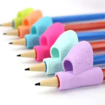 

3pcs Kids Writing Pencil Holder Learning Pen Aid Grip Posture Correction Device