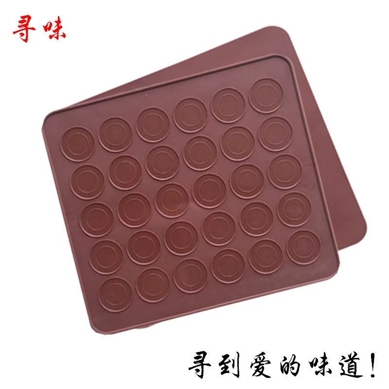 Ruminate в настоящее время доступны DIY силиконовые работы разделочная доска Macarons Coaster 30 круглое отверстие форма для пирожных Макарон 29*26 см 2 шт./партия