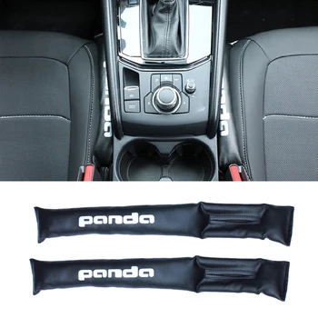 

2pcs Car Seat Gap Filler for FIAT PANDA Soft Pad Leak Cover Proof Spacer Padding New Pu Leather Accessories