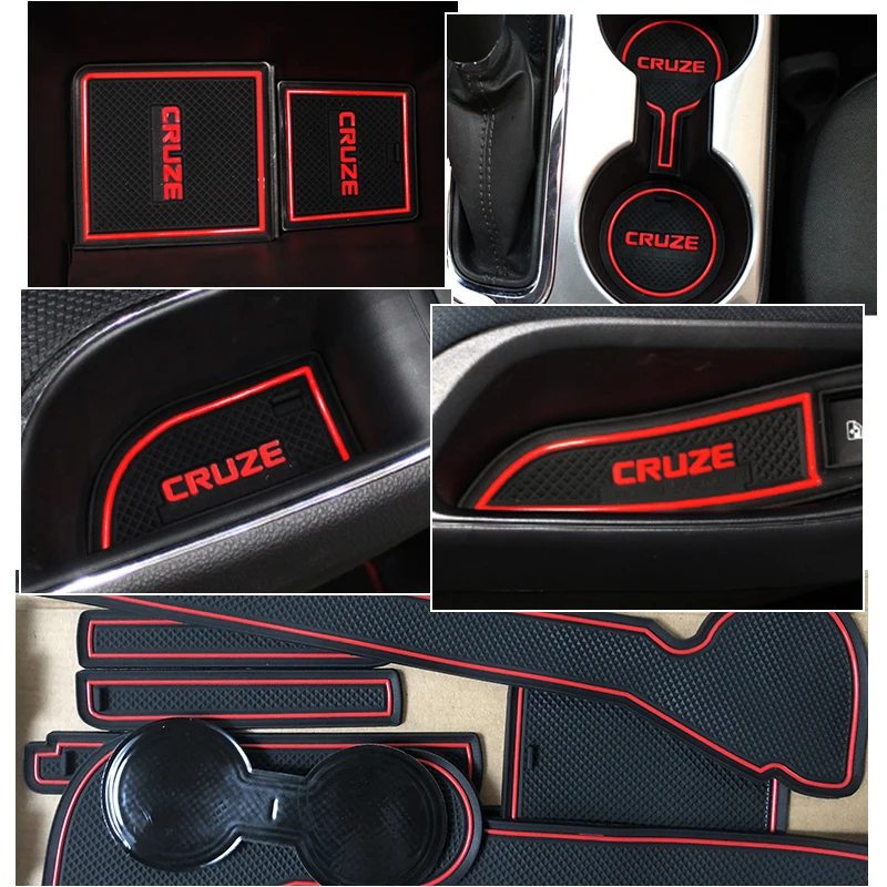 Противоскользящий коврик для Chevrolet Cruze 2 mk2 Chevy Sedan Hatch аксессуары ворота слот подставка анти-Грязная дверь
