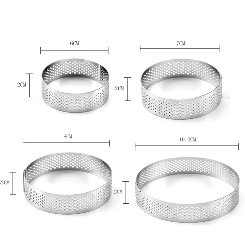 Форма для торта из нержавеющей стали круглая форма в виде кольца мусса кухонный