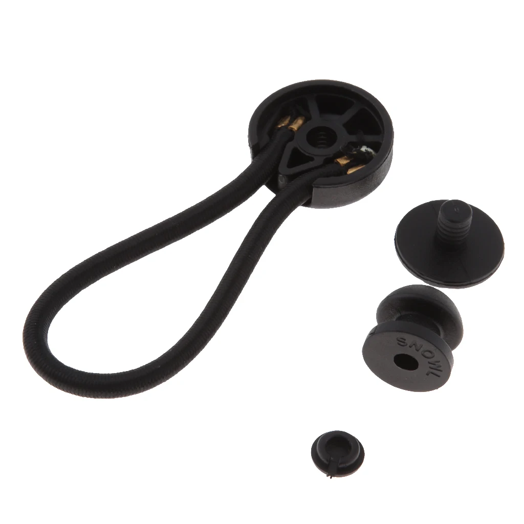 3 PackBlack Ball Bungee Bungie Cord Tarp Tie Down Strap CanopyMarine