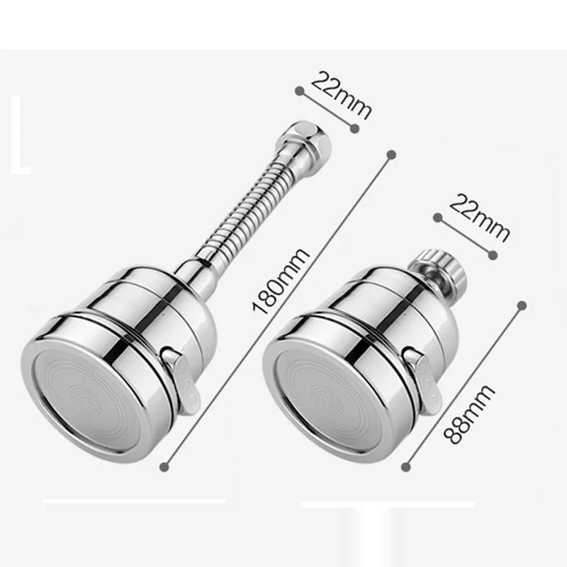 3 режима 360 Вращающийся кран распылитель гибкая головка смесителя аэратор