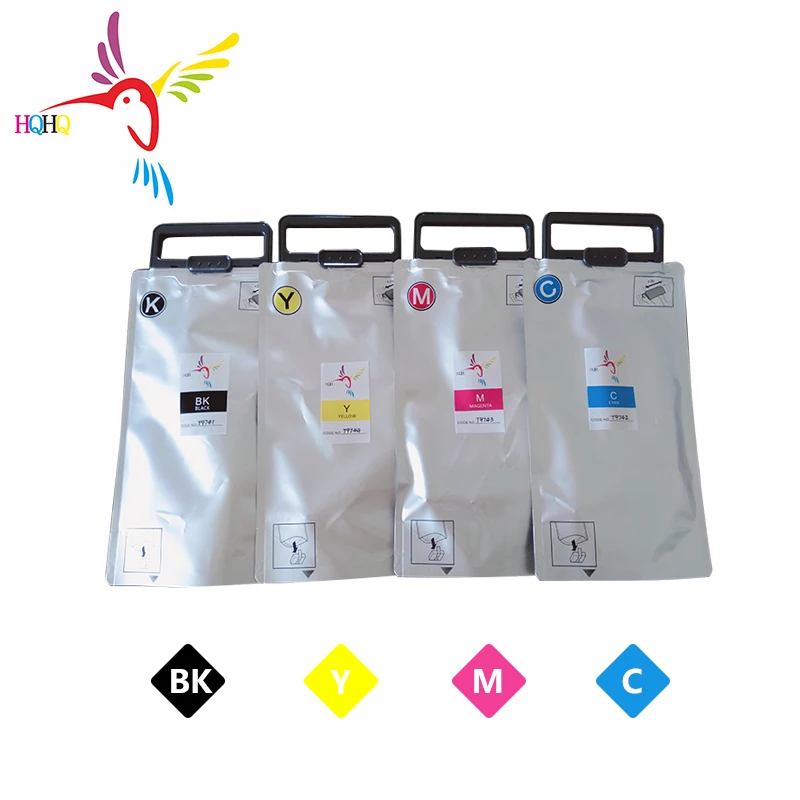 4 шт./компл. T9741-T9744 C869 чернильный мешок с чипов совместимый для Epson рабочей силы PRO WF-C869R серии C869RD3T WFC/C860Ra чернильный мешок - Цвет: BK C M Y