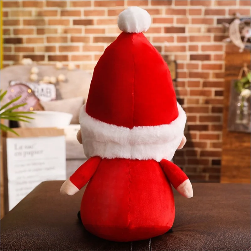 Креативный мультфильм Милая версия Санта Клаус кукла плюшевая игрушка-подушка кукла рождественская подвеска пейзаж рождественские подарки