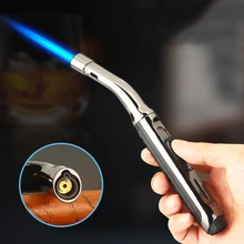 Super Long BBQ Kitchen Cooking Gas Lighter Torch Turbo Lighter Cigar Smoking Lighters Metal Cigarette Lighters Gadgets for Men