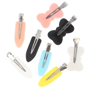 

3pcs/4Pcs Women Girl Hair Barrette Hairpin No Bend Hair Bangs Bowknot Hair Clips Hair Styling Accessories