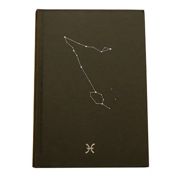

32K Planner Program Stationery Manuscript Notebook Thick Black Students 12 Constellations Diary Work Book