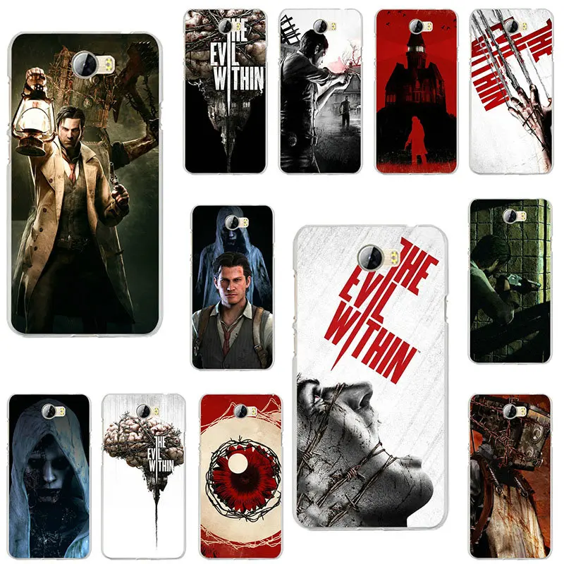 

For Huawei P7 P8 P9 Mini P10 P20 P30 Smart Lite Plus 2017 2019 Shell Soft Silicon Phone Cases Hot The Evil Within