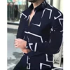 Spring Men's Shirt For Men Clothing Male Blouse Autumn Hawaiian Long Sleeve Cardigan Blouses Button Up Luxury Man Wholesale 2
