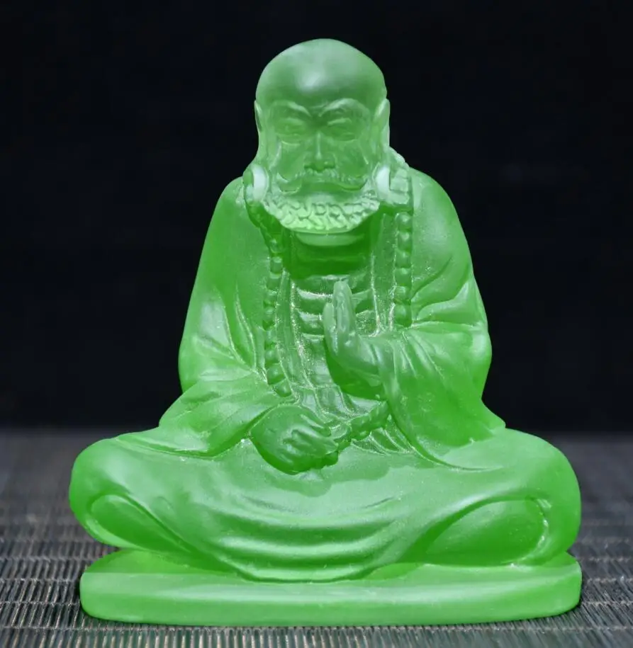 

Архаизированная цветная глазурованная статуя Dharma Patriarch crafts