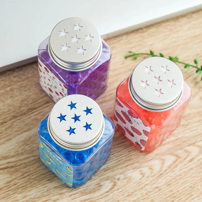 

Home Aromatherapy Beads Bathroom Perfume Solid Air Freshener Car Aromatic Scent Fragrance Diffuser Toilet Deodorant Bottle