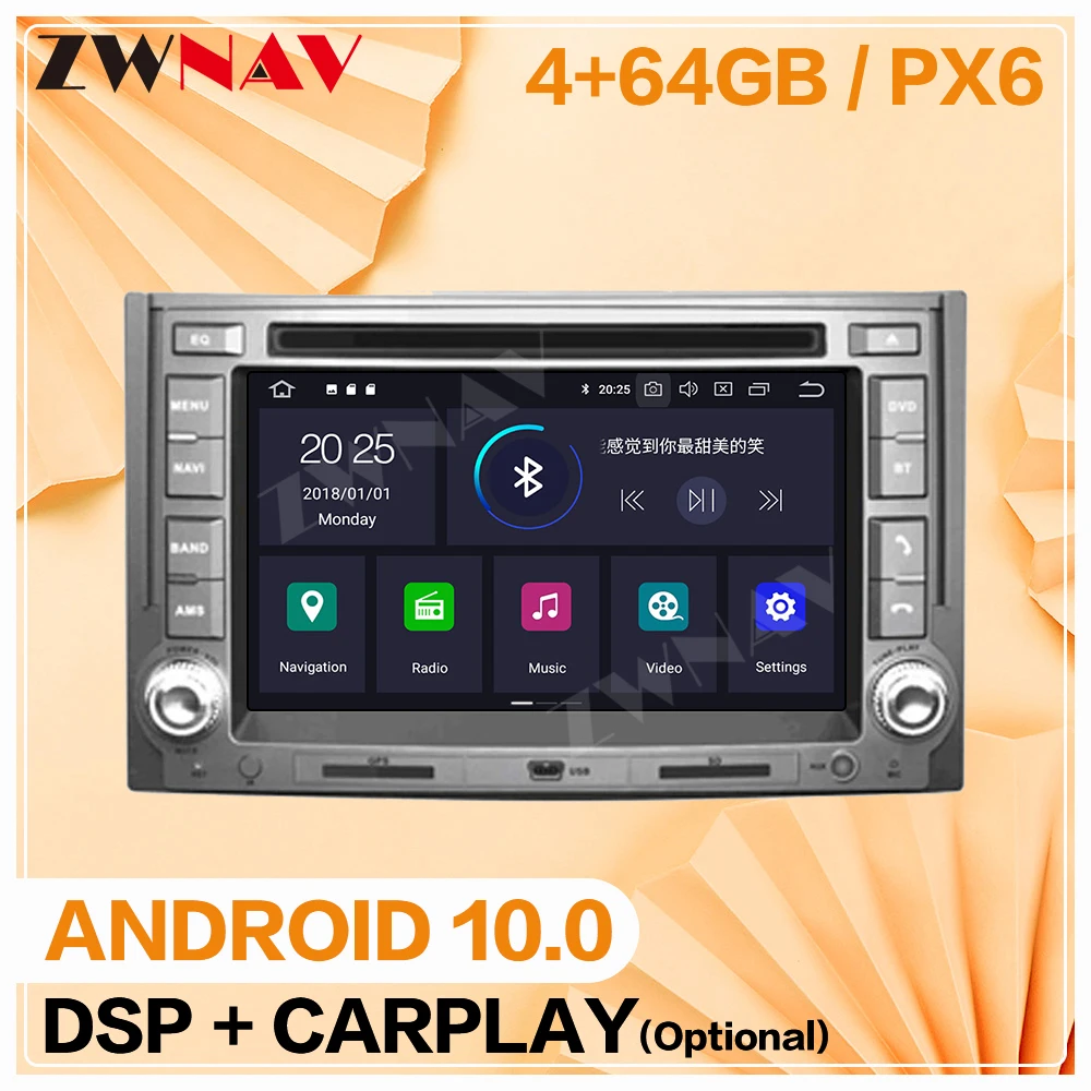 Carplay Android Screen For 2007 2008 2009 2010 2011 2012 2013 2014 2015 Hyundai H1 Grand Starex GPS Radio Audio Stereo Head Unit