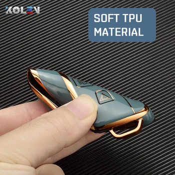 TPU Car Remote Key Case Cover Shell per Land Rover Range Rover Sport Evoque Freelander Velar Discovery 4 Jaguar XE XJ XF Guitar - TPU Car Remote Key Case Cover Shell per Land Rover Range Rover Sport Evoque Freelander