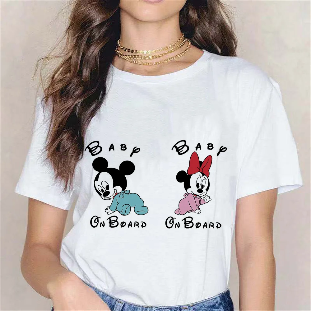 ディズニー 女性のための半袖tシャツ ミッキーマウスのプリントが施された白いカジュアルなtシャツ 家族のための夏のブランドの服 T Shirts Aliexpress ディズニー 女性のための半袖tシャツ ミッキーマウスのプリントが施された白いカジュアルなtシャツ 家族のための夏のブランドの服 T Shirts Aliexpress