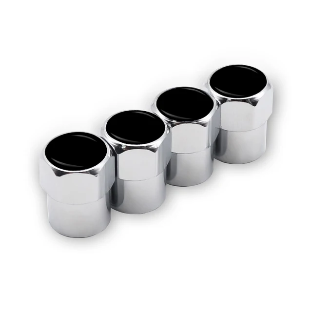 Car Tire Valve Stem Cap Bolt-in Aluminum Valve Caps Car Styling for Toyotas Accessories Corolla Highlander Camry FJ RAV4 Cruiser 4pcs For Sliver