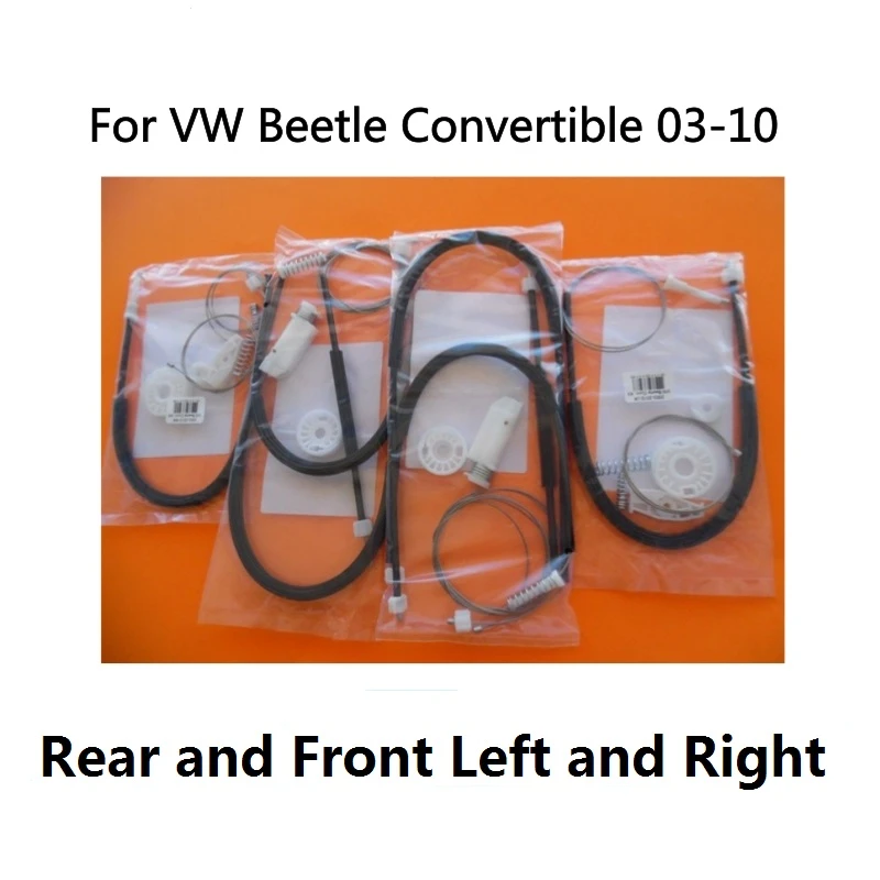 Volkswagen VW Beetle Cabriolet VW Convertible Rear Left Window Regulator Repair