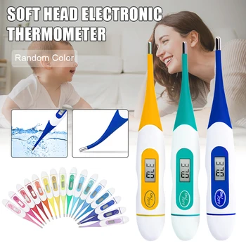

Electronic Digital Thermometer Soft Head LCD Portable Body Temperature Gauge for Baby Child Adult A66
