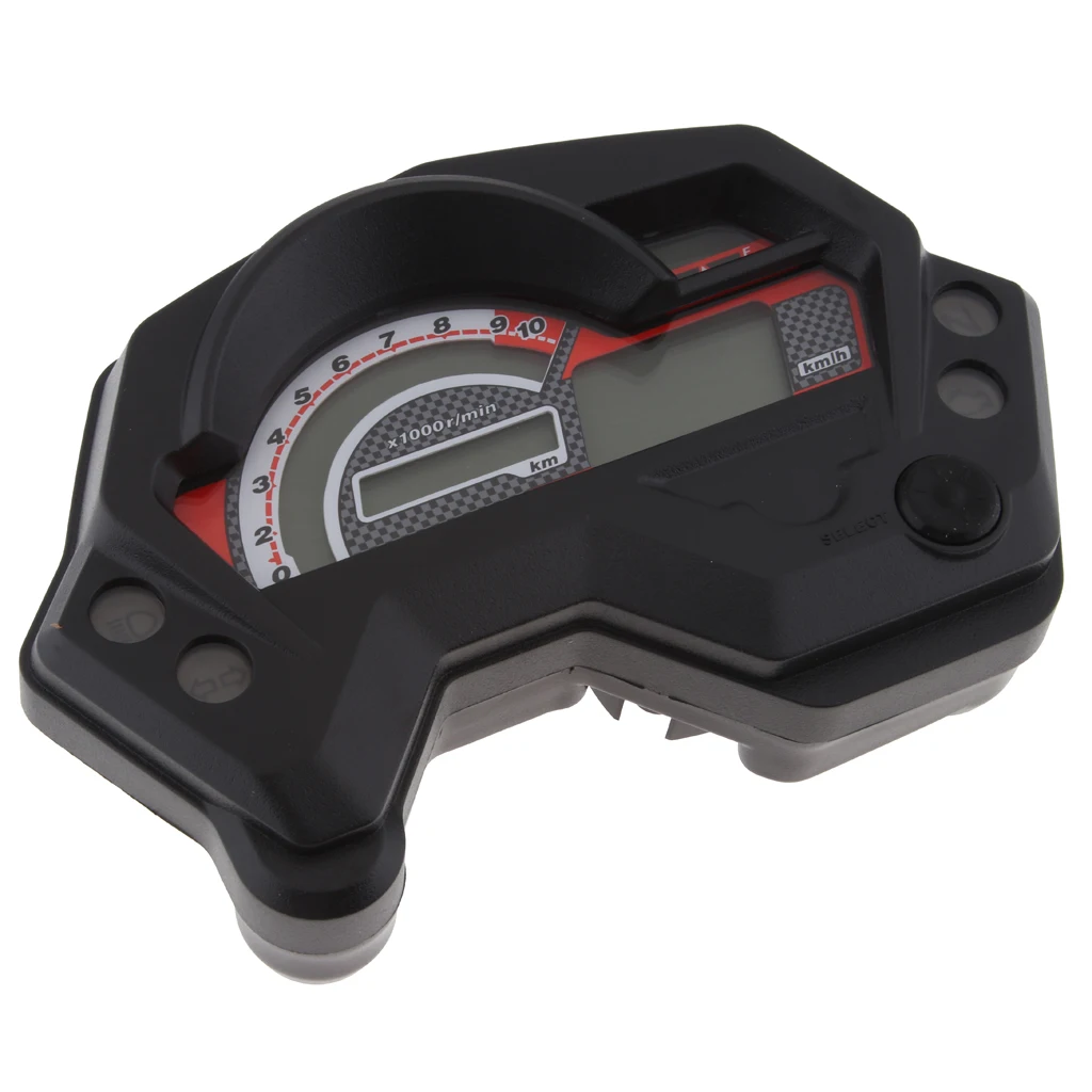 Universal 12V Motorcycle Tachometer Tachometer LCD Digital Tachometer For