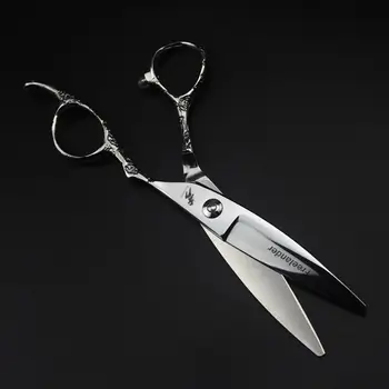 

6 Inch Willow-Shaped Beauty Scissors Plum handle haircut Beauty Scissors Children's Hairdressing Scissors Bangs Portable