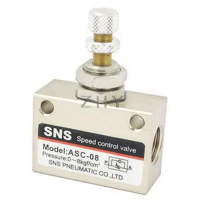 ASC-08 1/4 NPT резьба Диаметр два положения пневматический клапан управления потоком