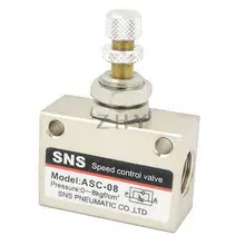 ASC-08 1/4 NPT резьба Диаметр два положения пневматический клапан управления потоком