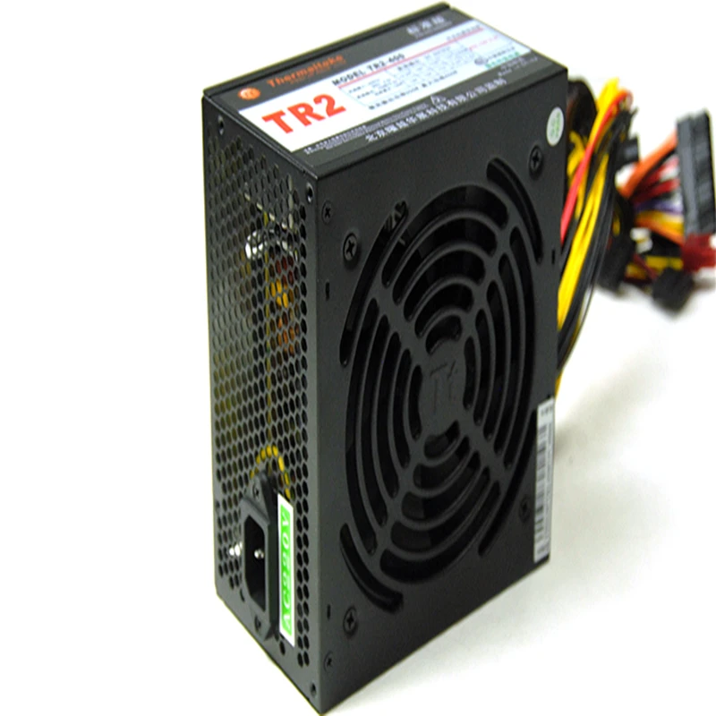 Блок питания для Thermaltake(Tt) TR2 standard Edition ATX 12V игровой бесшумный блок питания Номинальная мощность 400 Вт пиковая мощность 500 Вт блок питания TR2-500