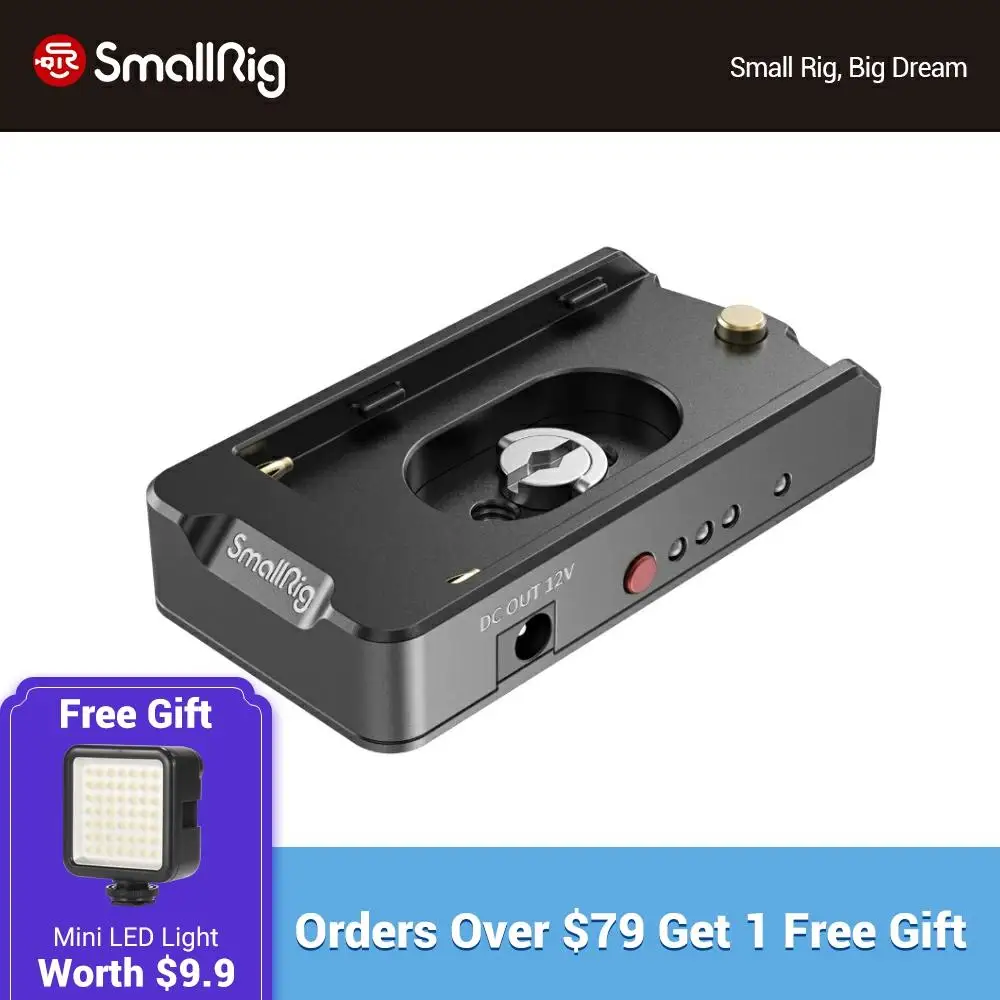 

SmallRig NP-F Battery Adapter Plate For Sony NP-F Battery Plate DIY Camera Accessories Rig Video Shooting Support Plate- 2504