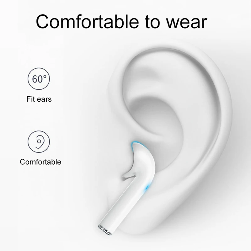 TWS Bluetooth Wireless Headphones Bass Headset Touch Control Sport Earbuds Stereo Earphone For iPhone Xiaomi Android Smart Phone
