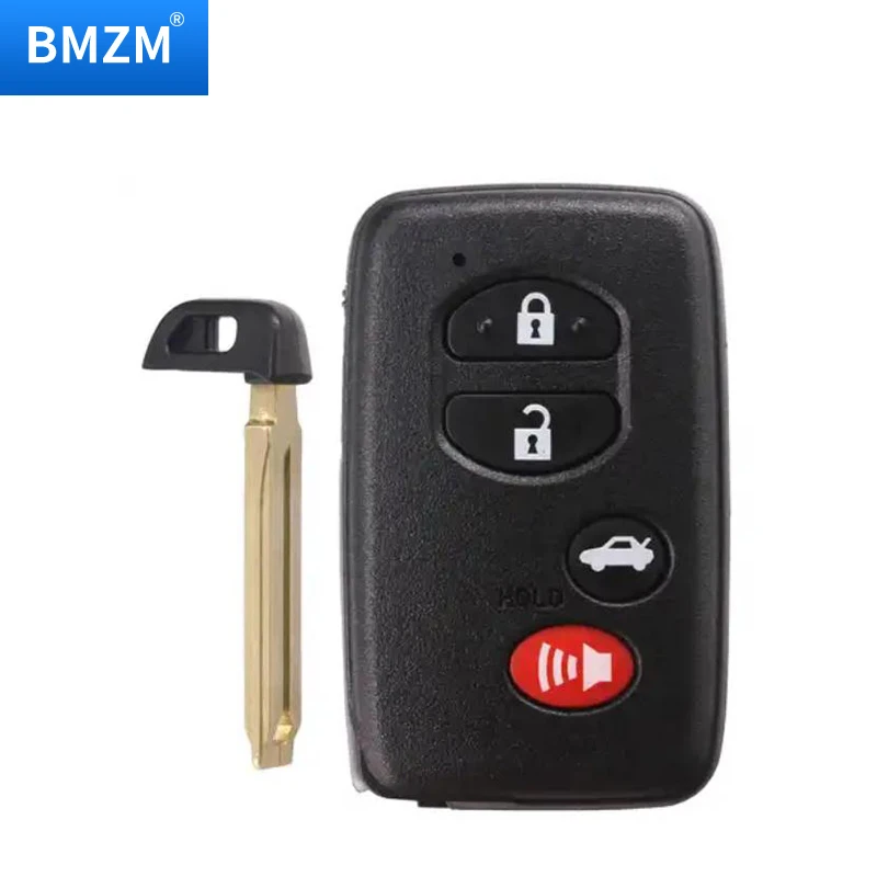 BMZM 3 + 1 кнопки умный дистанционный ключ для Toyota Camry Reiz Avalon Corolla Vios 2008 2013 с 314 MHZ 74 чип