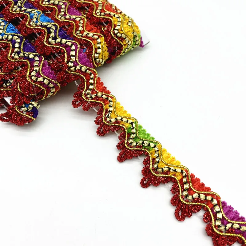 Lace Ribbon 25mm Trims for Stage Performance Party Cosplay Wedding Clothes DIY Sewing Garments Accessories