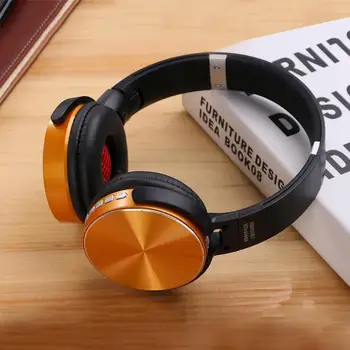 

Bluetooth headset wireless headset supports TF card mobile computer tablet heavy bass folding portable adjustable