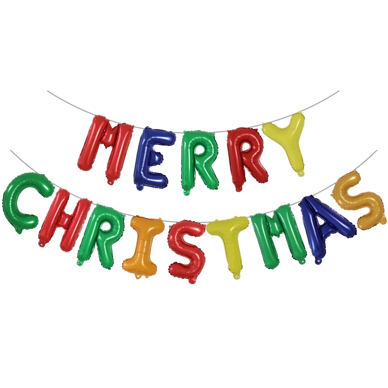 1 компл. Merry Christmas фольга воздушные шары с буквами счастливый год тема вечерние украшения конфетти для воздушного шара латексные воздушные шары поставки