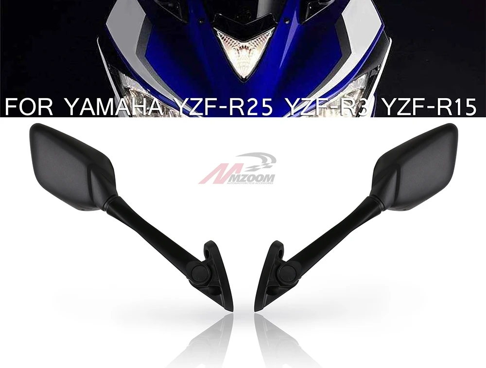 Боковые зеркала для мотоцикла, зеркала заднего вида для Yamaha YZF R3 R25 YZF-R3 YZF-R25