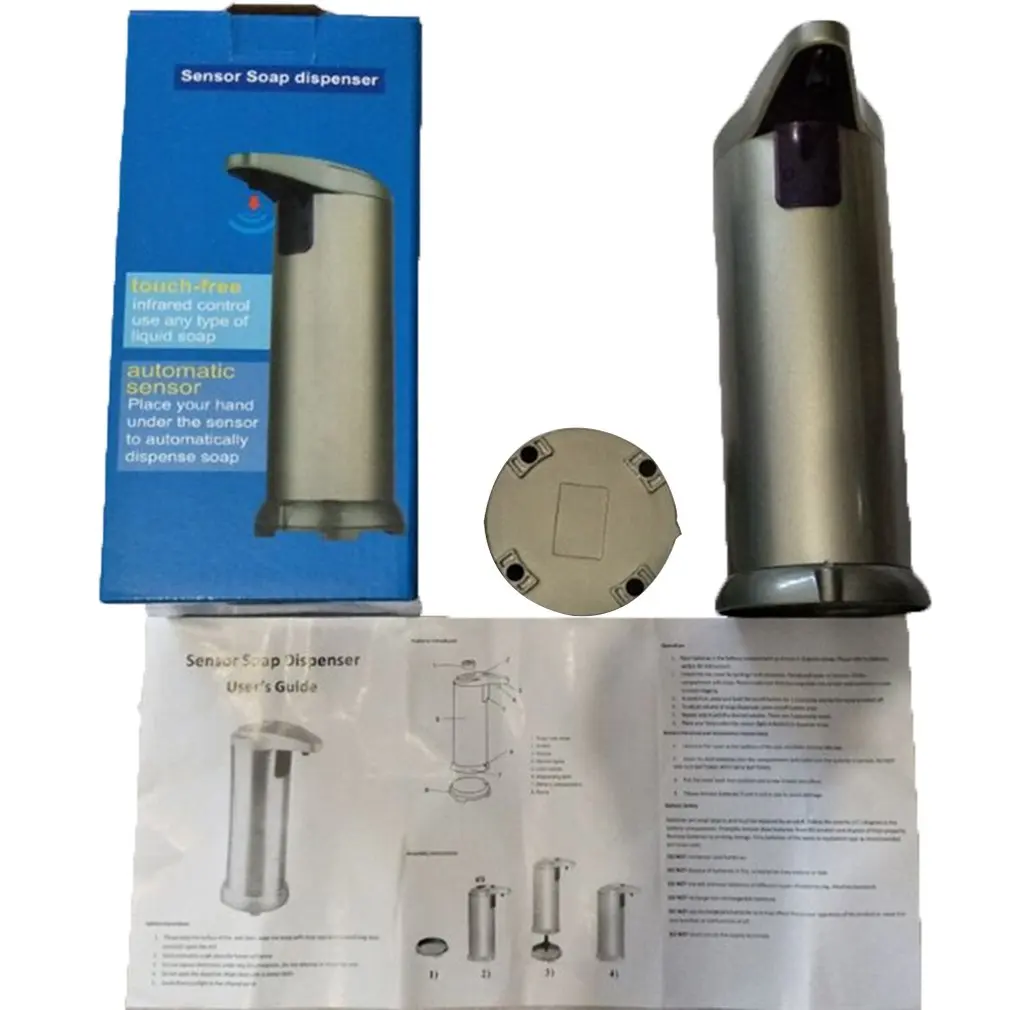 

Stainless Steel Foam Soap Dispenser Automatic Infrared Induction Foam Soap Dispenser Leakage-Proof Inner Liner