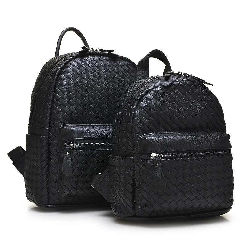 

Prius Prius Brand Handmade Weave Backpack Fashion Leisure Bag