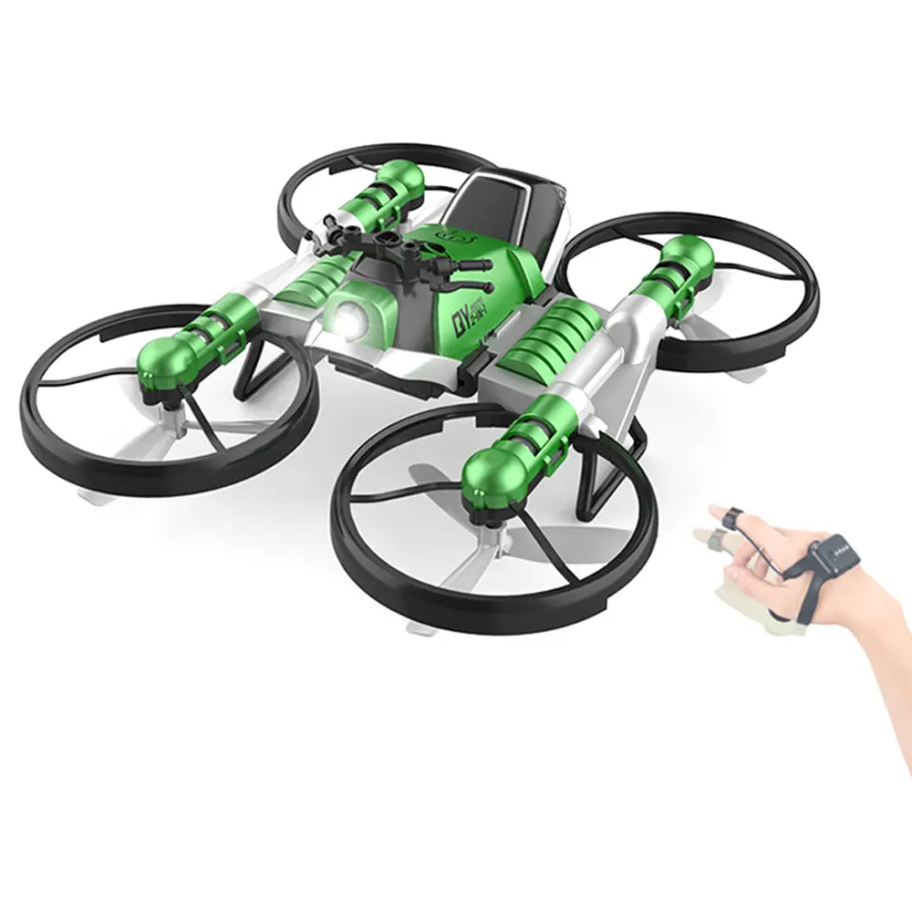 WiFi FPV RC Дрон мотоцикл 2 в 1 складной вертолет камера 0.3MP высота удержания RC Квадрокоптер мотоцикл Дрон - Цвет: As Shown