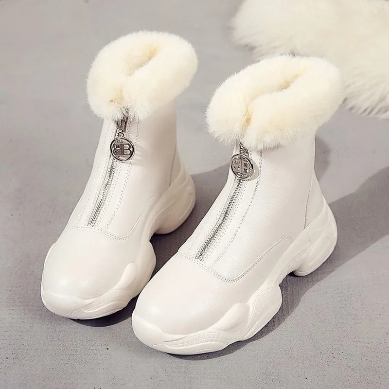 

ARSMUNDI 2019 Women Warm Snow Ankle Boots Match Solid Martin Boots Shoes High Quality Girls Hot Sale Winter Boots M866