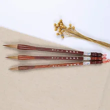 Кисть для каллиграфии 3 шт./компл. китайский колонковая кисть пейзаж живопись тушью рисующей щетки комплект китайской живописи волк щетки для волос