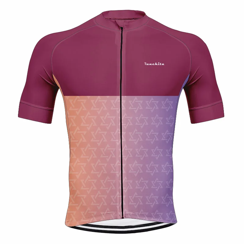 Ropa ciclismo летняя одежда для велоспорта MTB с коротким рукавом кофта для велоспорта ciclismo hombre велосипедная майка RUNCHITA bike jersey - Цвет: Jersey  11