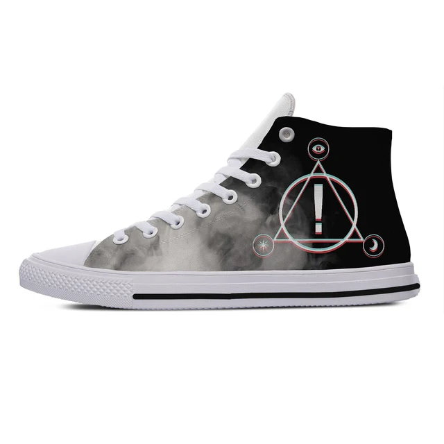 panic at the disco high top converse