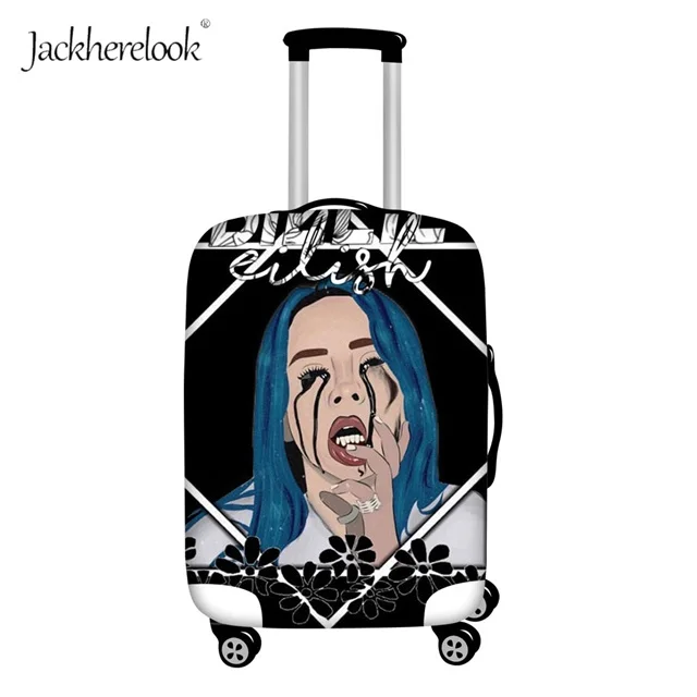 Billie Eilish Чехол для багажа Дорожный чемодан пыль непромокаемое покрытие Эластичный Защитный чехол для чемодан на колесиках чехол - Color: HK804