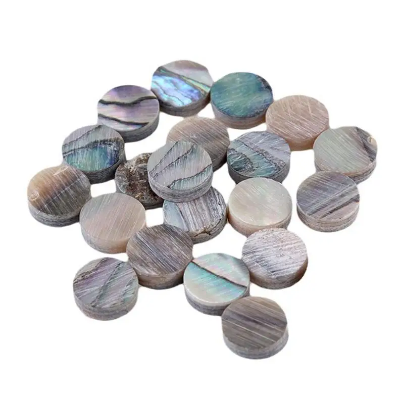 Green Paua Abalone инкрустация точек 6 мм Гитара для укулеле, банджо мейкер(Упаковка из 20