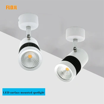 

Dimmable LED downlight surface mounting and 360-degree rotating ceiling light 3W~20W COB spotlight lighting fixture AC85V~260V