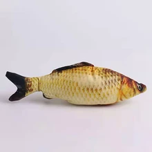  Cat Toy Fish Shape Bite Resistant Catnip Cat Toy Pet Chew Toys Pet Interaction Supplies Cat Favors1pc Creative 